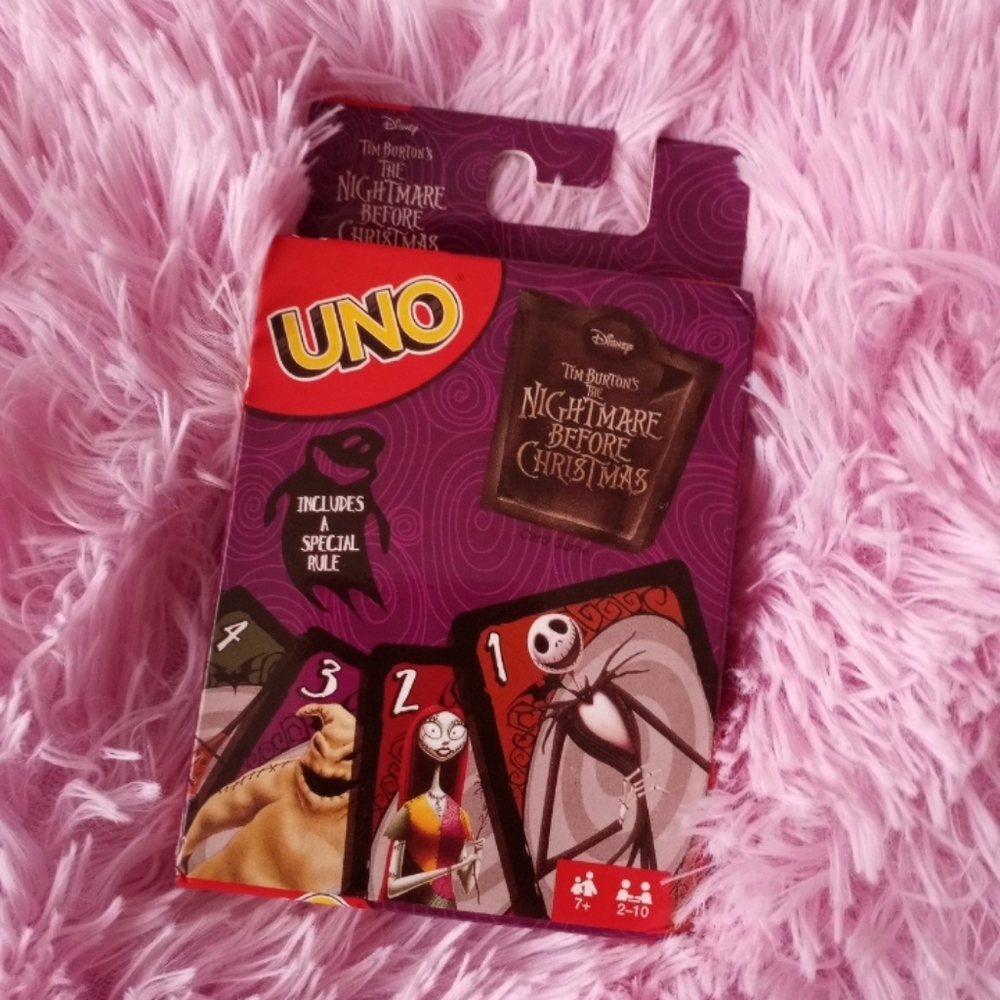 Nightmare before christmas uno cards